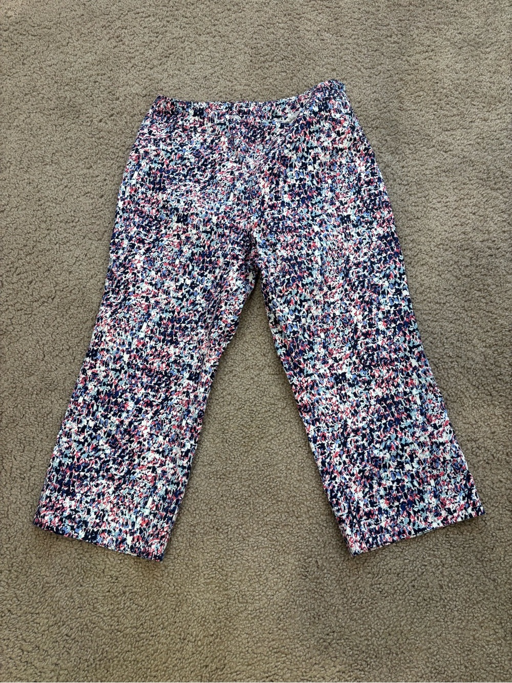 Multi-Color Patterned Womenās Casual Pants